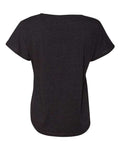 Next Level 6760 Women’s Triblend Dolman T-Shirt - Vintage Black - back