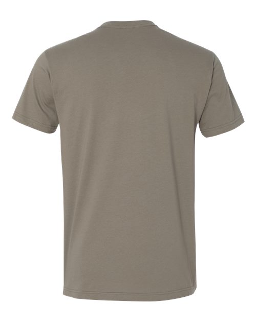 Next Level 3600 Unisex Cotton T-Shirt - Warm Grey - back