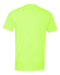 Next Level 6210 CVC T-Shirt - Neon Yellow - back