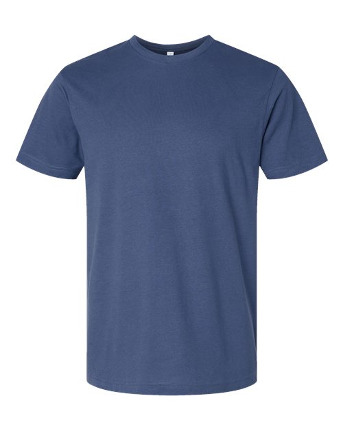 LAT 6901 Unisex Fine Jersey Tee - Indigo - front