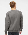 Independent Trading Co. PRM30SBC Unisex Special Blend Raglan Crewneck Sweatshirt - Nickel - model back