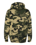 Independent Trading Co. IND4000 Heavyweight Hooded Sweatshirt - Army Camo - back