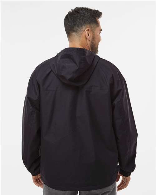 DRI DUCK 5335 Unisex Torrent Waterproof Hooded Jacket - Black - model back