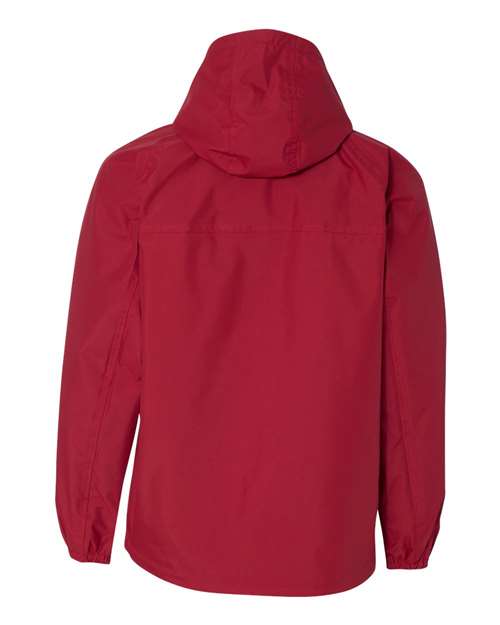 DRI DUCK 5335 Unisex Torrent Waterproof Hooded Jacket - Red - back
