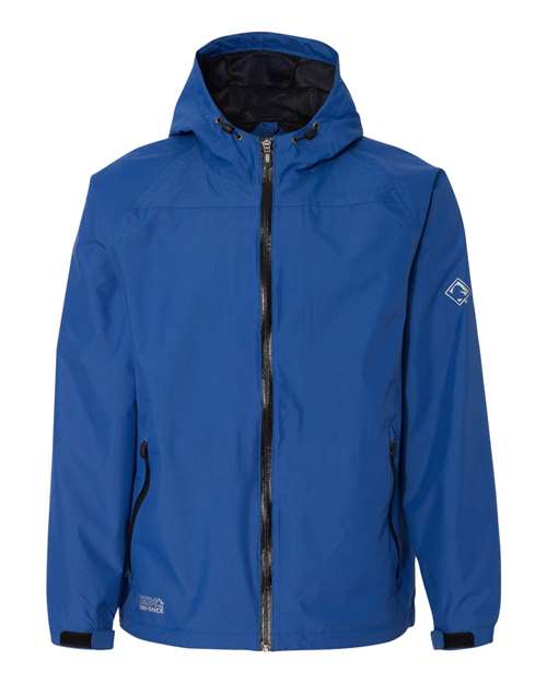 DRI DUCK 5335 Unisex Torrent Waterproof Hooded Jacket - Tech Blue - front