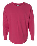 J. America 8229 Unisex Game Day Jersey Long Sleeve T-Shirt - Wildberry - front