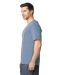 Gildan G420 Performance T-Shirt - Stone Blue - model side