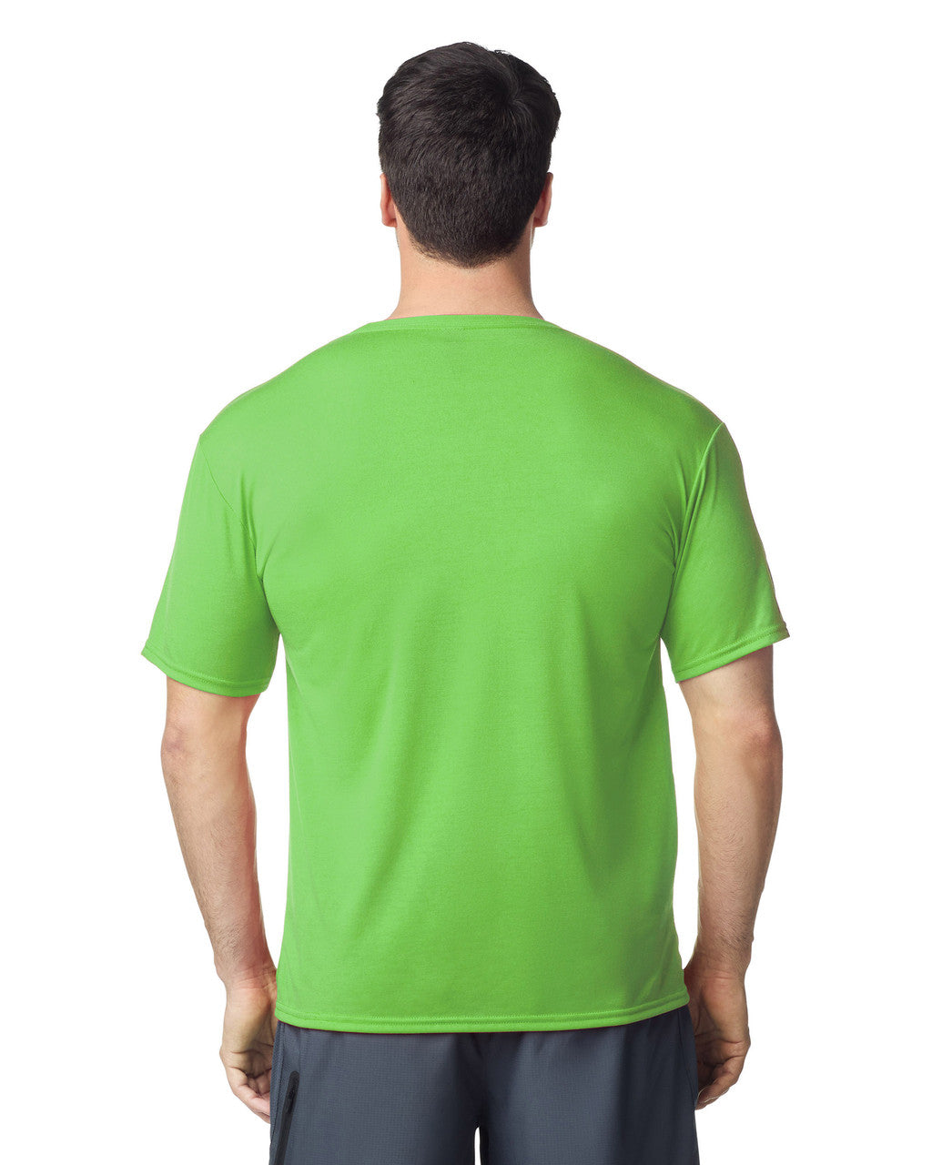 Gildan G420 Performance T-Shirt - Lime - model back