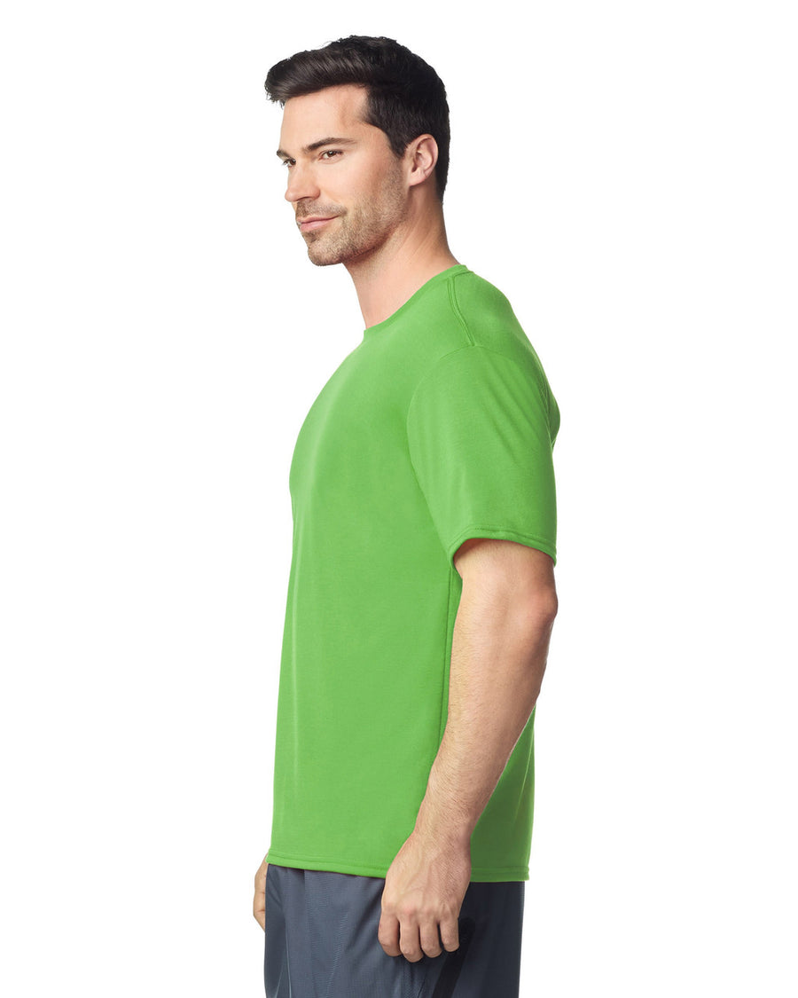 Gildan G420 Performance T-Shirt - Lime - model side