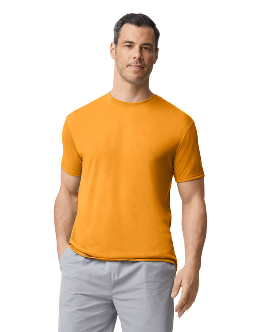 Gildan G420 Performance T-Shirt - Gold - model front