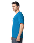Gildan G420 Performance T-Shirt - Sapphire - model side