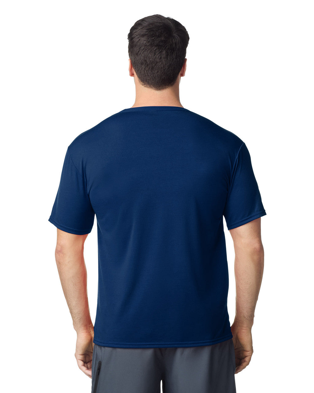 Gildan G420 Performance T-Shirt - Navy - model back