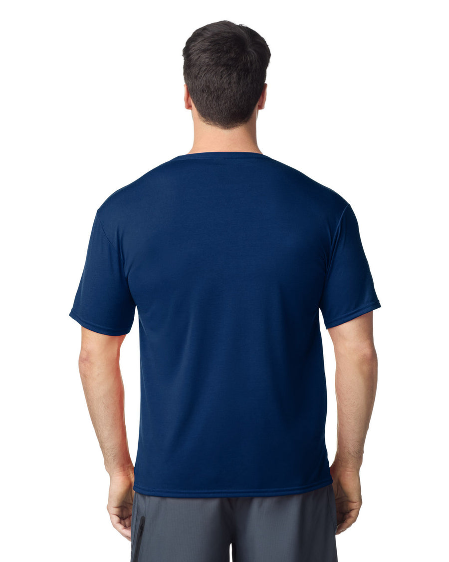 Gildan G420 Performance T-Shirt - Navy - model back