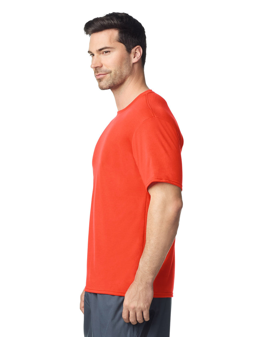 Gildan G420 Performance T-Shirt - Orange - model side