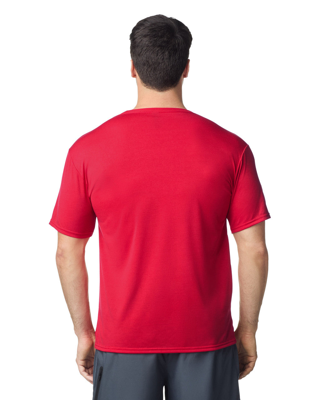 Gildan G420 Performance T-Shirt - Red - model back