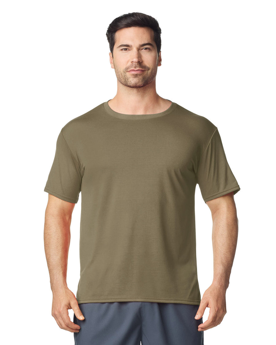 Gildan G420 Performance T-Shirt - Prairie Dust - model front