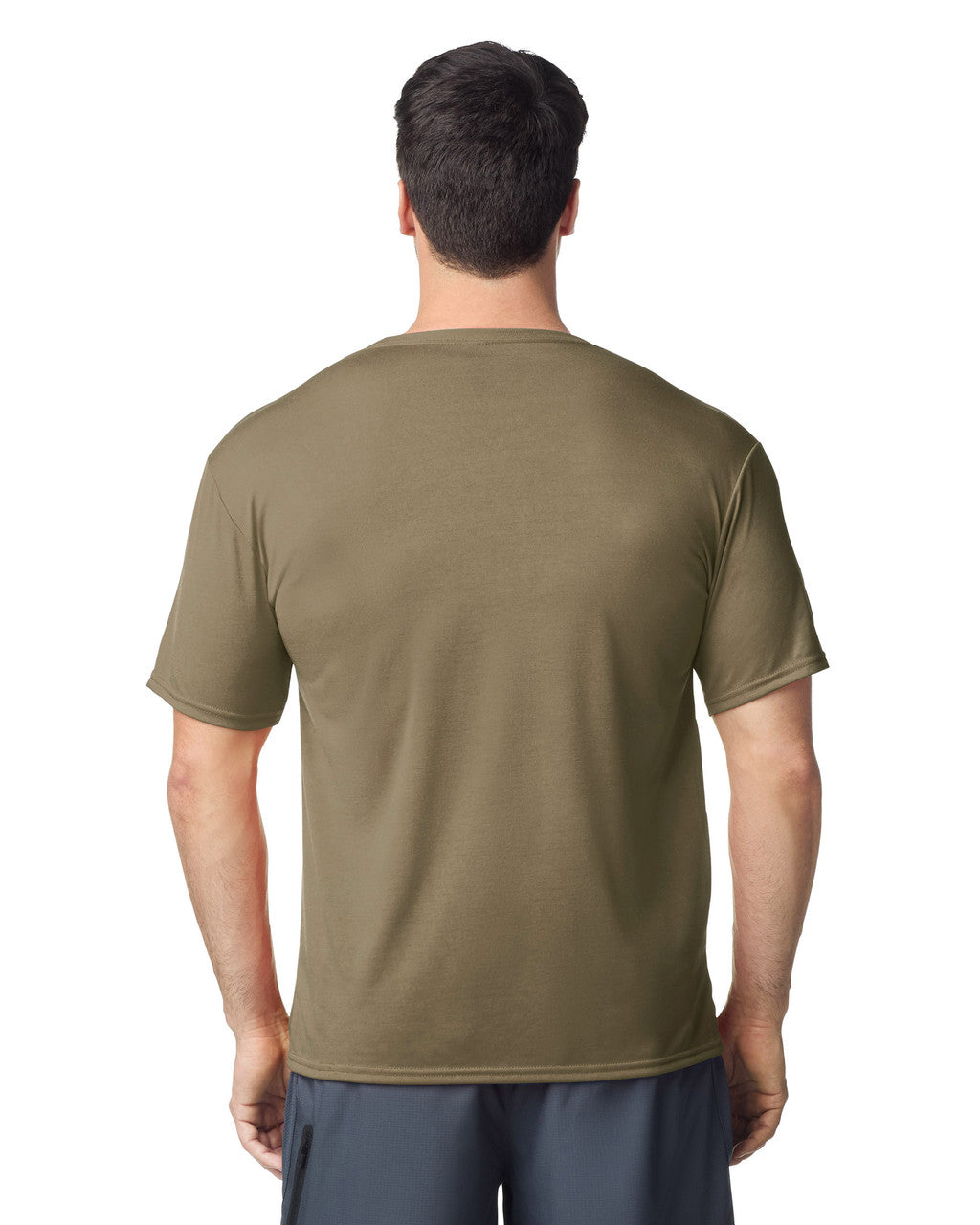 Gildan G420 Performance T-Shirt - Prairie Dust - model back