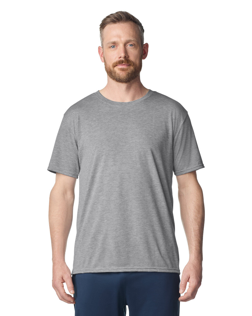 Gildan G420 Performance T-Shirt - Sport Grey - model front