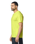 Gildan G420 Performance T-Shirt - Safety Green - model side