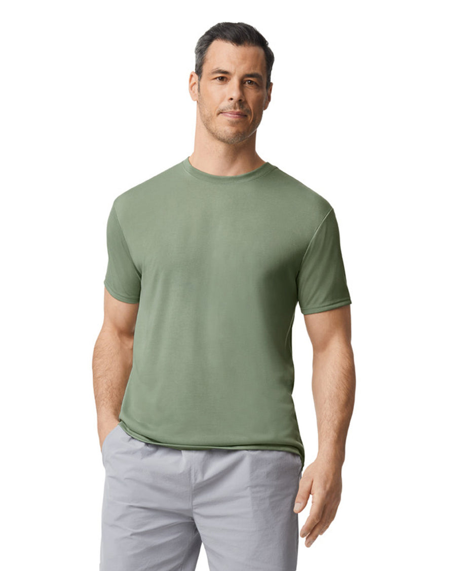 Gildan G420 Performance T-Shirt - Sage - model front