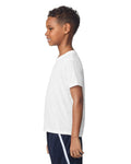 Gildan 42000B Youth Performance T-Shirt - White - model side