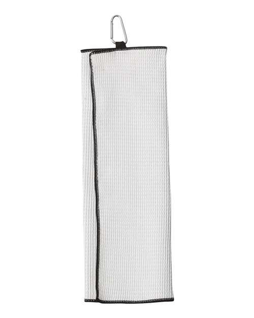 Carmel Towel Company C1717MTC Fairway Golf Towel - White - back