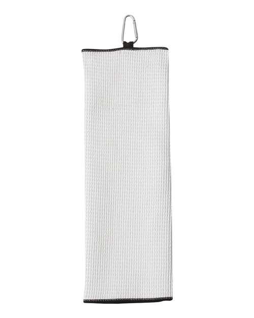 Carmel Towel Company C1717MTC Fairway Golf Towel - White - front