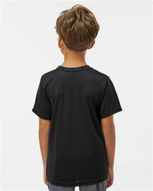 Augusta Sportswear 791 Youth Nexgen Performance T-Shirt - Black - model back