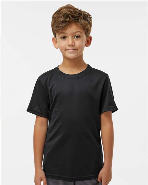 Augusta Sportswear 791 Youth Nexgen Performance T-Shirt - Black - model front