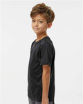 Augusta Sportswear 791 Youth Nexgen Performance T-Shirt - Black - model side