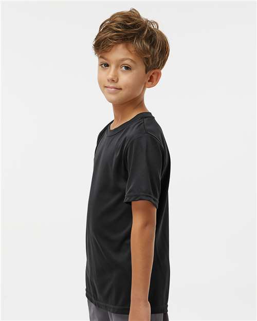 Augusta Sportswear 791 Youth Nexgen Performance T-Shirt - Black - model side