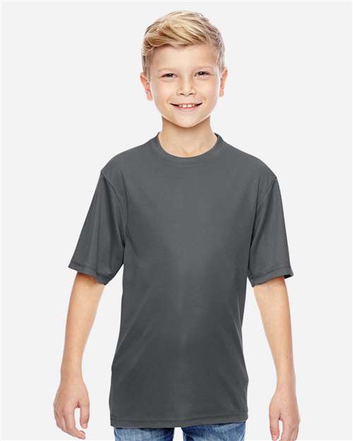 Augusta Sportswear 791 Youth Nexgen Performance T-Shirt - Graphite - model front
