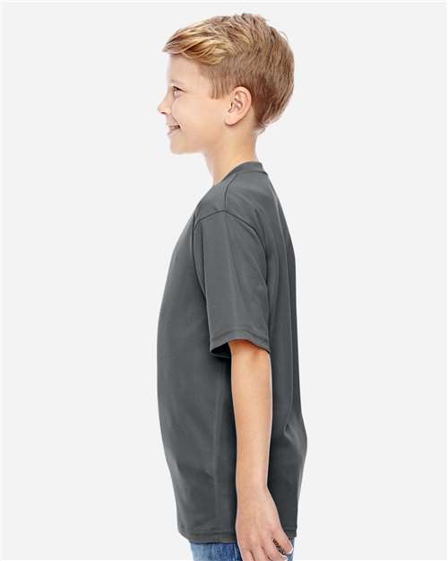 Augusta Sportswear 791 Youth Nexgen Performance T-Shirt - Graphite - model side