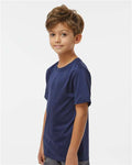 Augusta Sportswear 791 Youth Nexgen Performance T-Shirt - Navy - model side