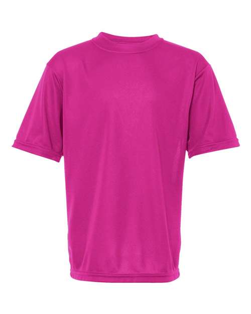 Augusta Sportswear 791 Youth Nexgen Performance T-Shirt - Power Pink - front