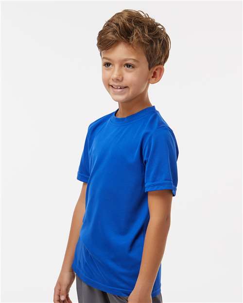 Augusta Sportswear 791 Youth Nexgen Performance T-Shirt - Royal - model side