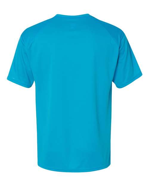 Badger 4120 Men's B-Core Sport Shoulders T-Shirt - Electric Blue - back