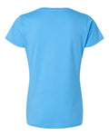 LAT 3516 Women's Fine Jersey Tee - Aqua - back
