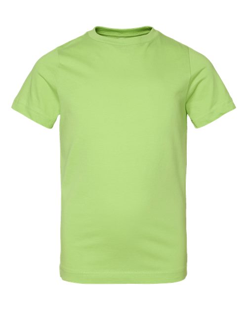 LAT 6101 Youth Fine Jersey Tee - Key Lime - front
