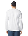 Gildan 42400 Unisex Performance Long Sleeve T-Shirt - White - model back