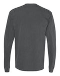 Comfort Colors 4410 Garment-Dyed Heavyweight Long Sleeve Pocket T-Shirt - Pepper - back