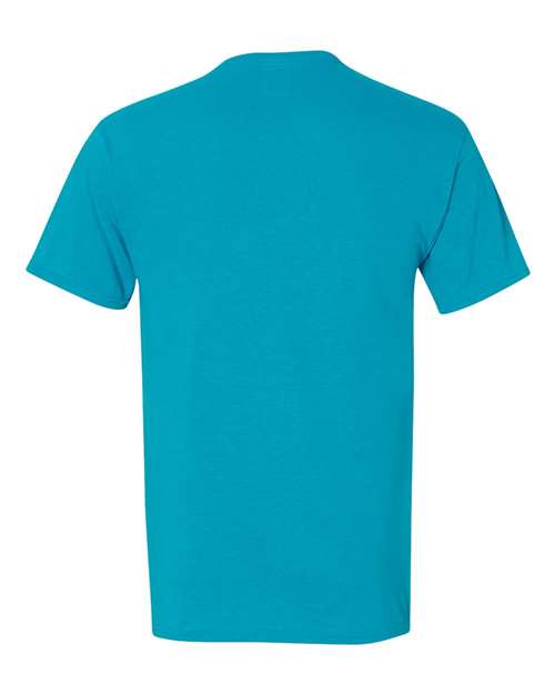 Jerzees 21MR Unisex Dri-Power Performance T-Shirt - California Blue - back