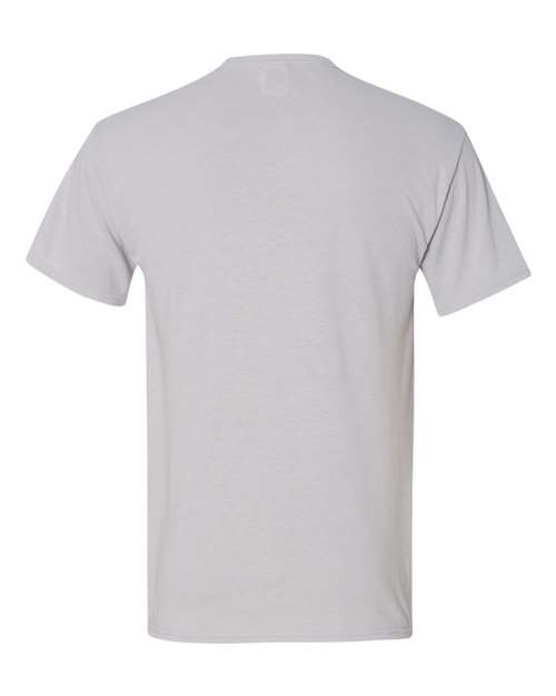 Jerzees 21MR Unisex Dri-Power Performance T-Shirt - Silver - back