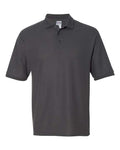 Jerzees 537MR Men's Easy Care Piqué Polo - Charcoal Grey - front