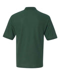 Jerzees 537MR Men's Easy Care Piqué Polo - Forest Green - back