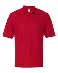 Jerzees 537MR Men's Easy Care Piqué Polo - True Red - front