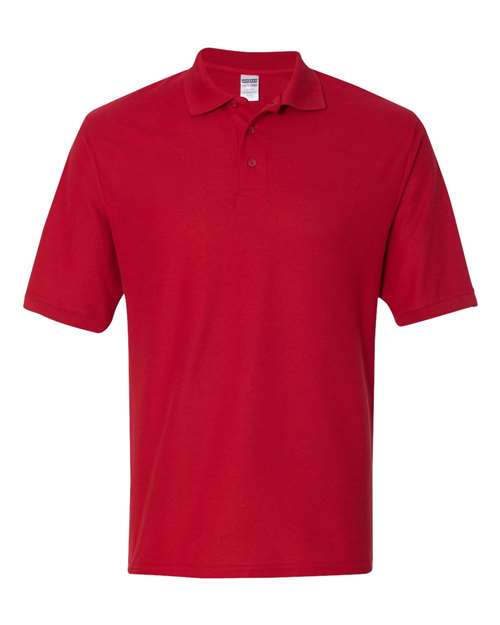 Jerzees 537MR Men's Easy Care Piqué Polo - True Red - front