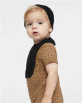 Rabbit Skins 1005 Infant Premium Jersey Bib - Black - model side