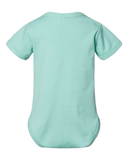 Rabbit Skins 4424 Infant Fine Jersey Bodysuit - Chill - back