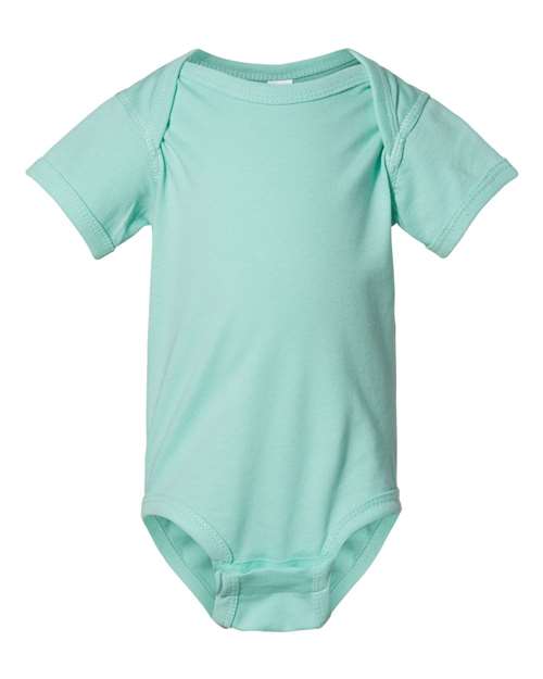 Rabbit Skins 4424 Infant Fine Jersey Bodysuit - Chill - front